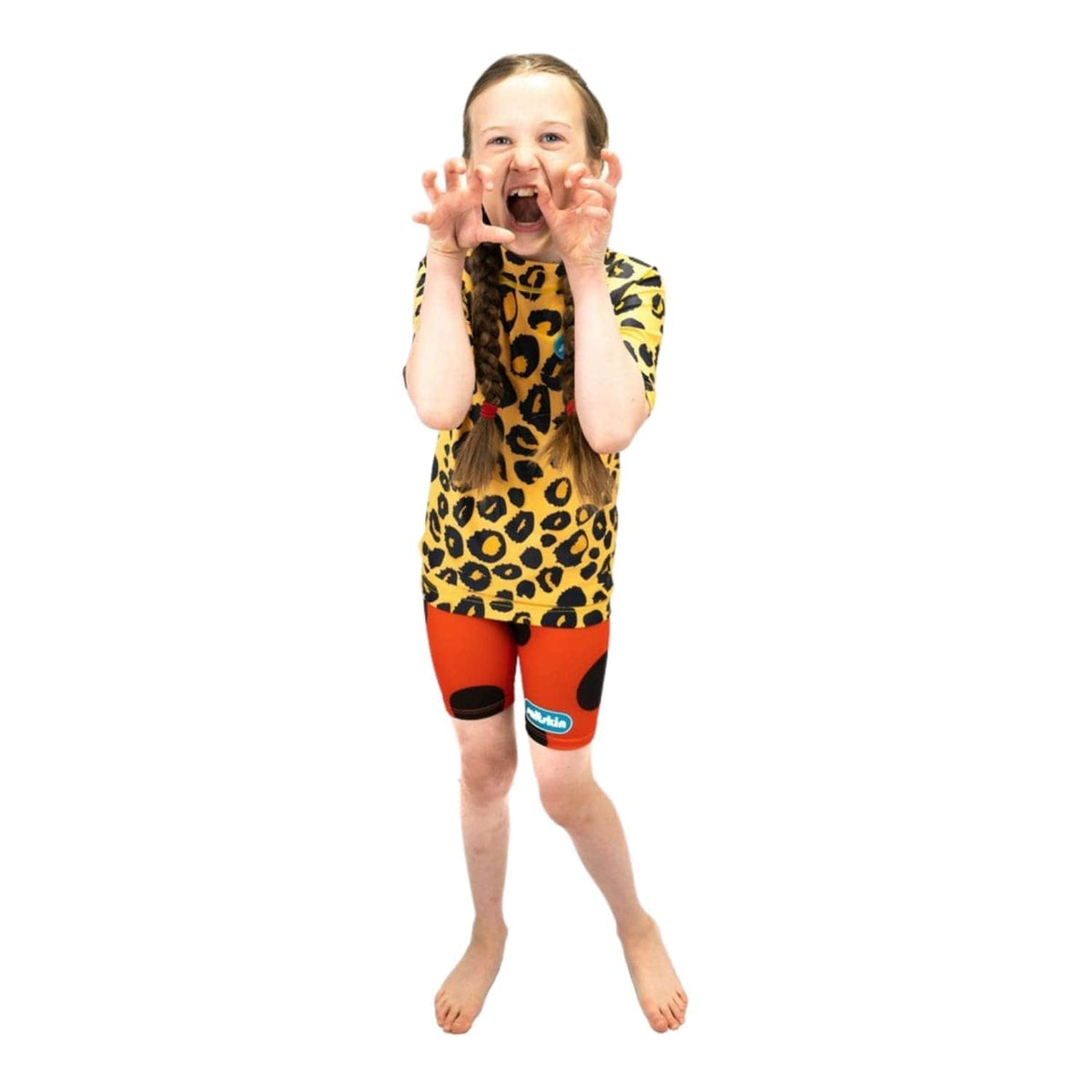 Saltskin Kids Rash Sun Vest - Leopard - Kids UV Rash Vest by Saltskin