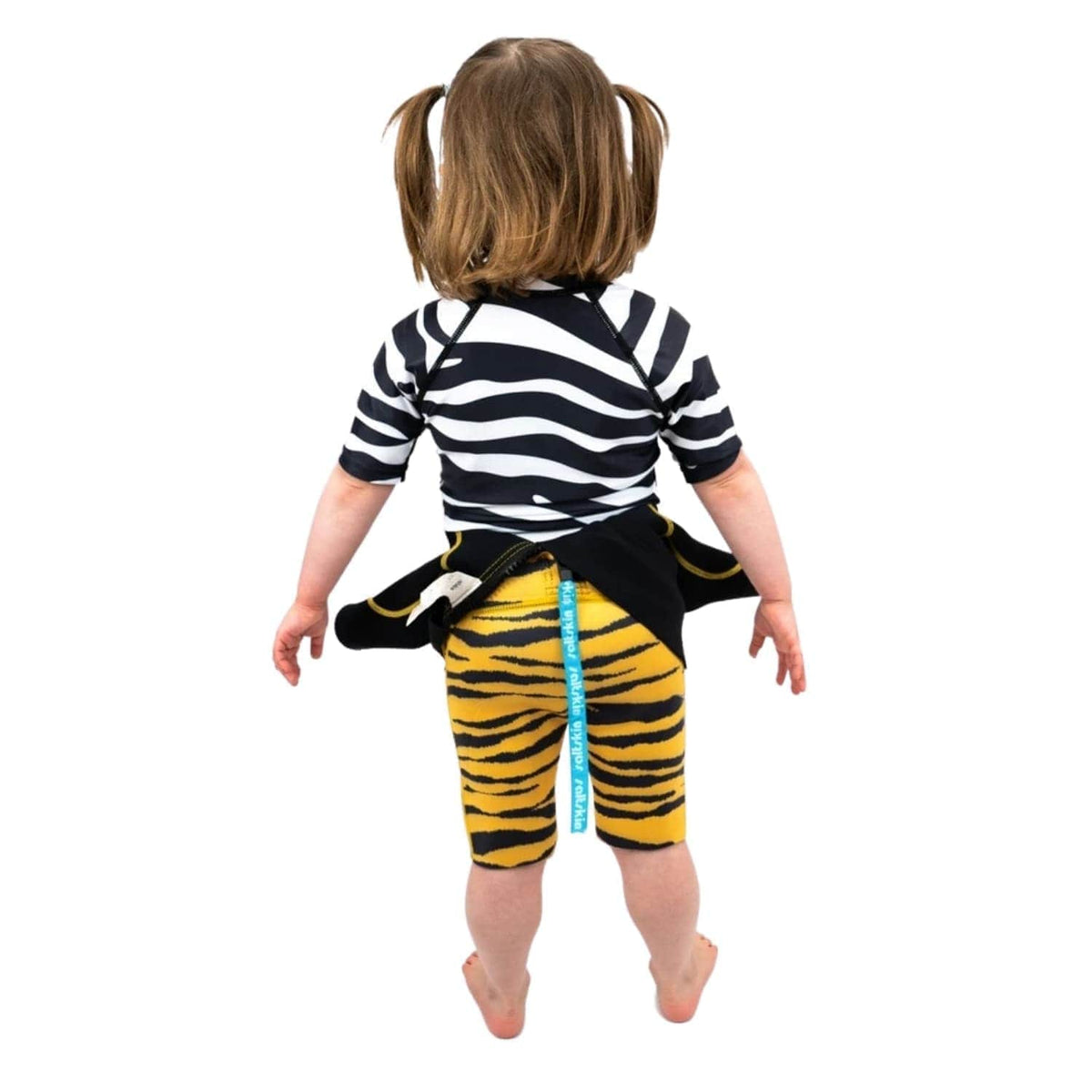 Saltskin Kids Rash Sun Vest - Zebra - Kids UV Rash Vest by Saltskin