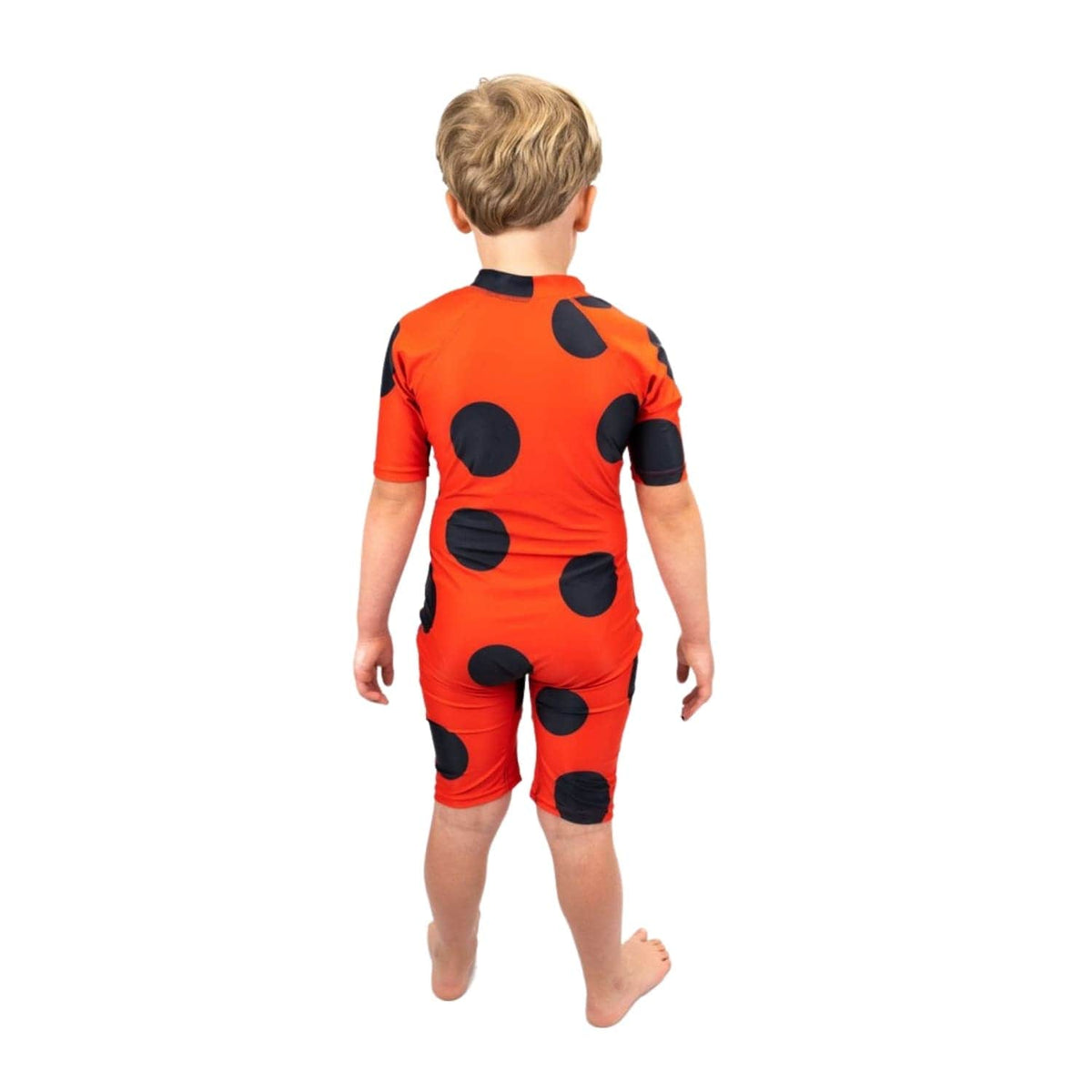 Saltskin Kids UV Shorty Sun Suit Ladybird - Kids UV Rash Vest by Saltskin