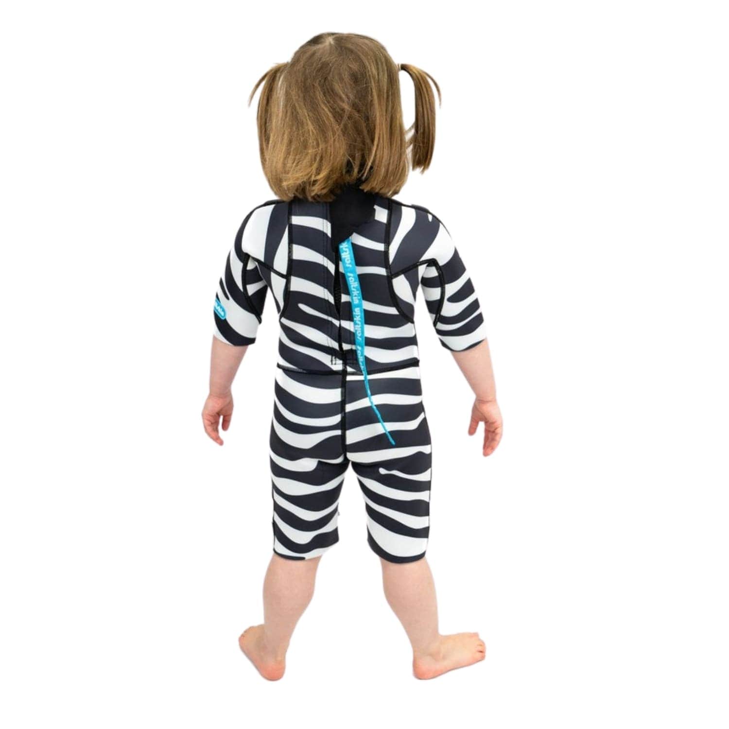 Saltskin Kids Zebra 2mm Shorty Spring Wetsuit - Zebra