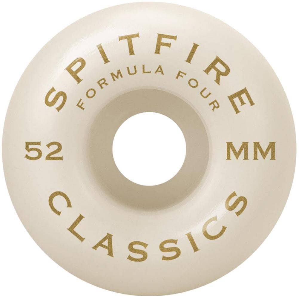 Spitfire Formula Four 52mm Classics 101duro Skateboard Wheels Green 52mm