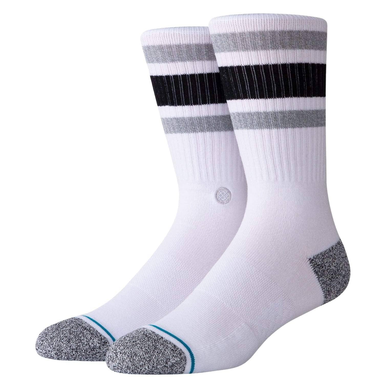 Stance Boyd ST Socks White Mens Crew Length Socks by Stance