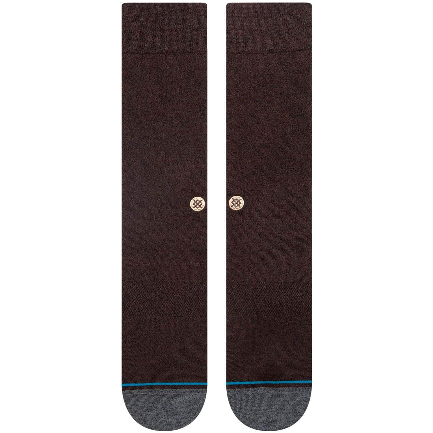 Stance Draper Over Calf Dress Socks - Brown - Unisex Over the Calf Dress Socks by Stance L (UK8-12.5)