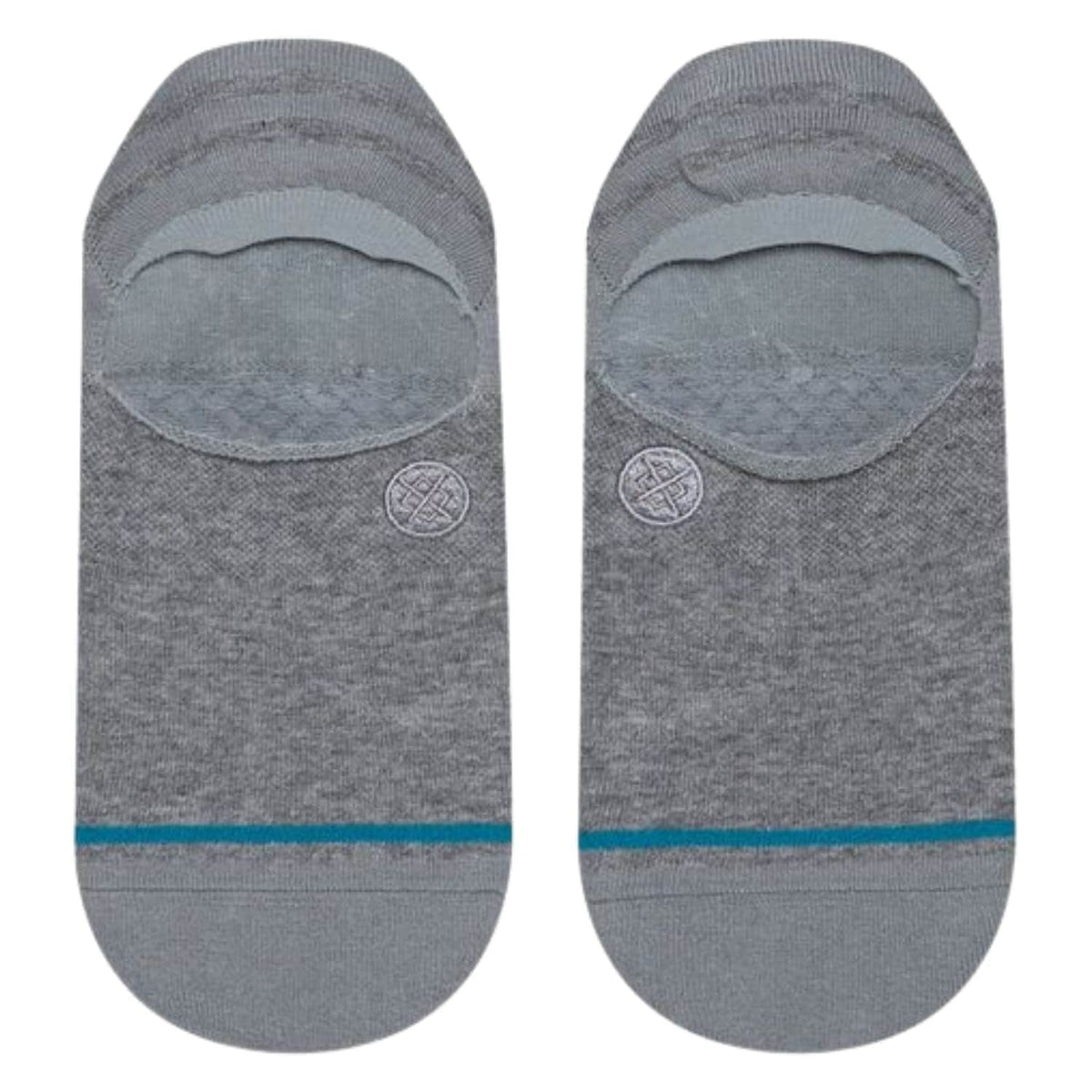 Stance Gamut 2 Invisible Socks - Grey Heather - Mens Invisible/No Show Socks by Stance