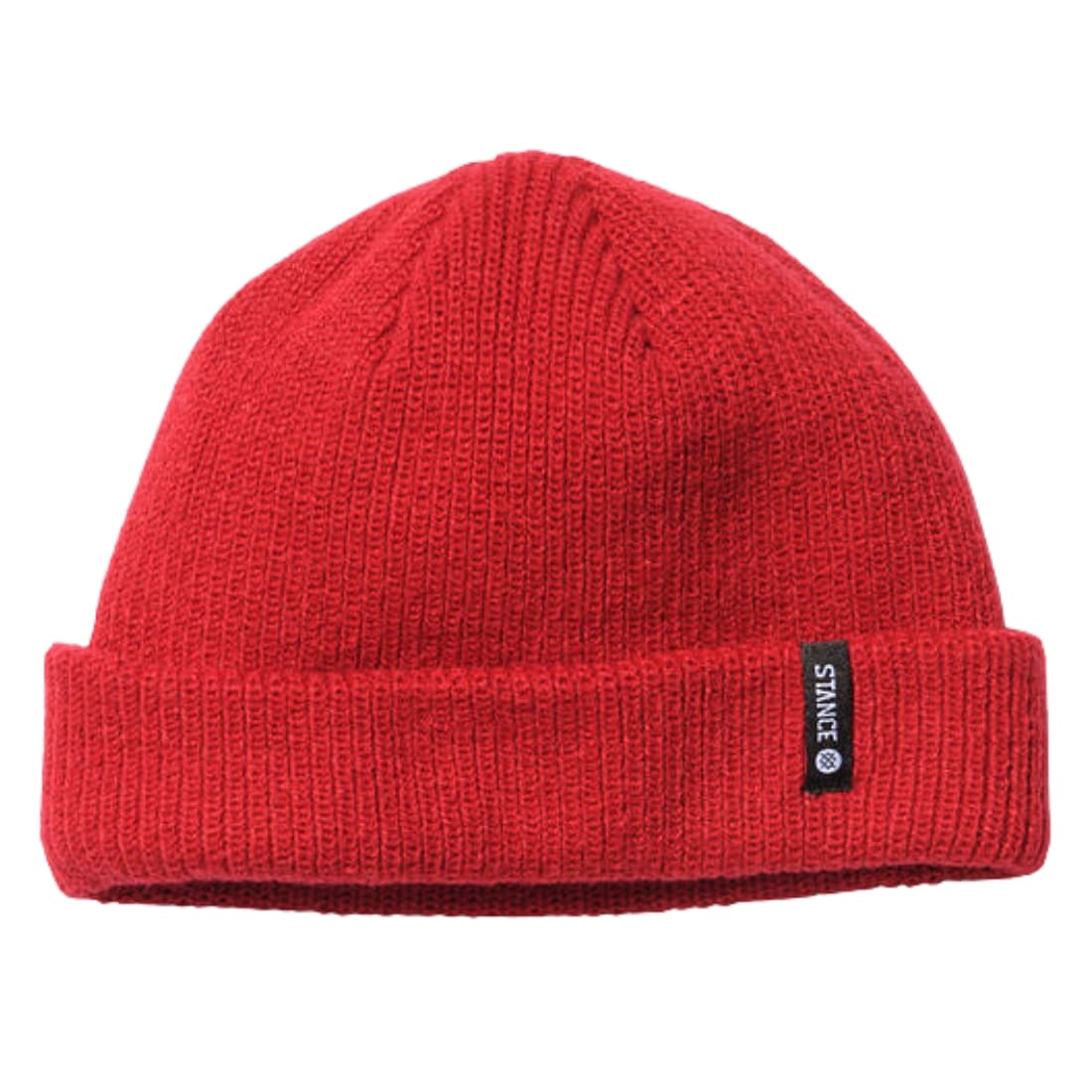 Stance Icon 2 Shallow Beanie - Red - Fold Beanie by Stance