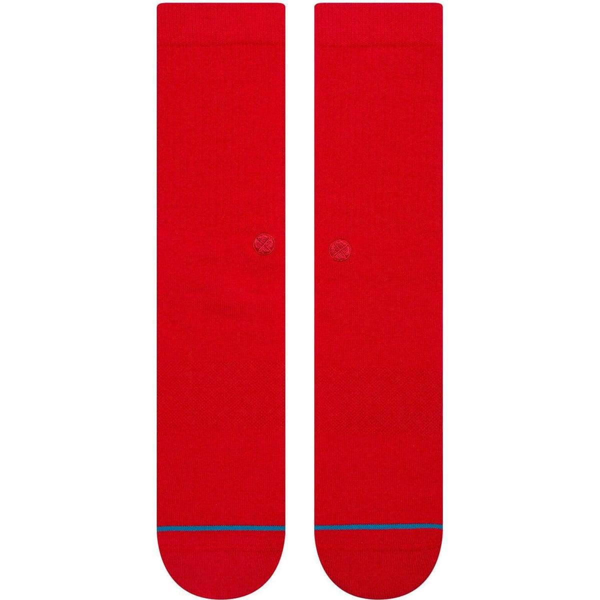 Stance Icon Socks - Red - Mens Crew Length Socks by Stance L (UK8-12.5)