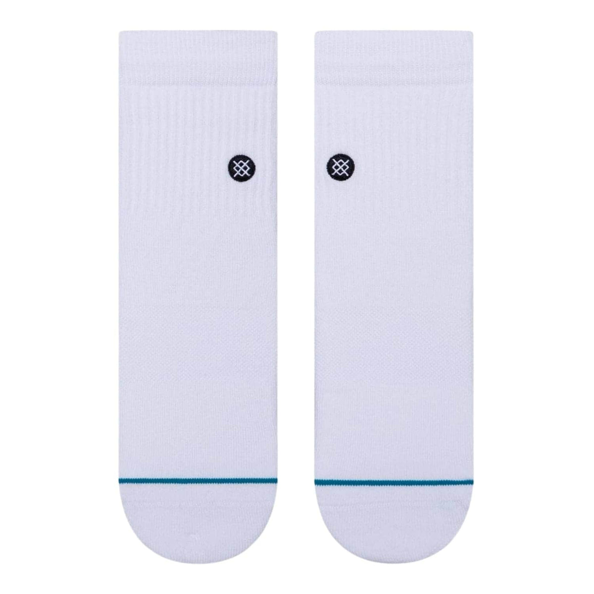 Stance Icon Quarter Socks - White