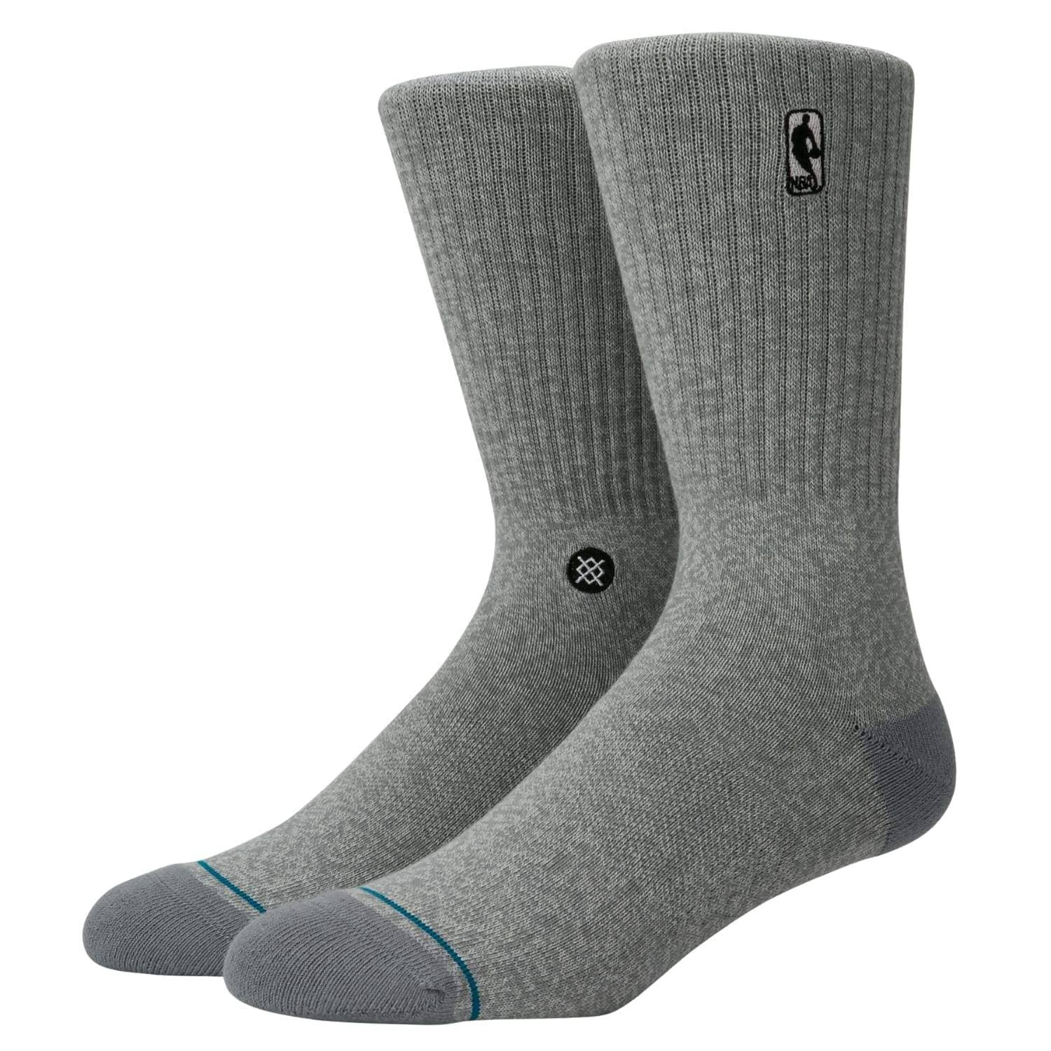 Stance NBA Logoman ST Socks - Grey Heather
