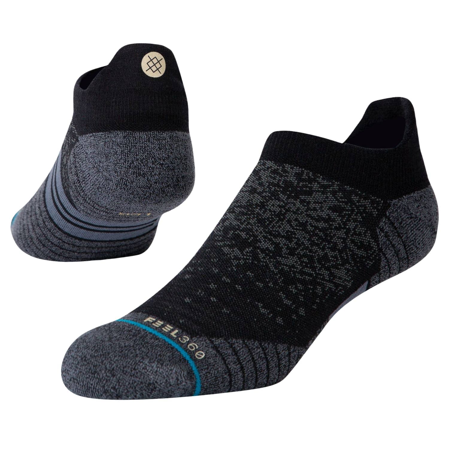 Stance Run Wool Tab ST Socks - Black