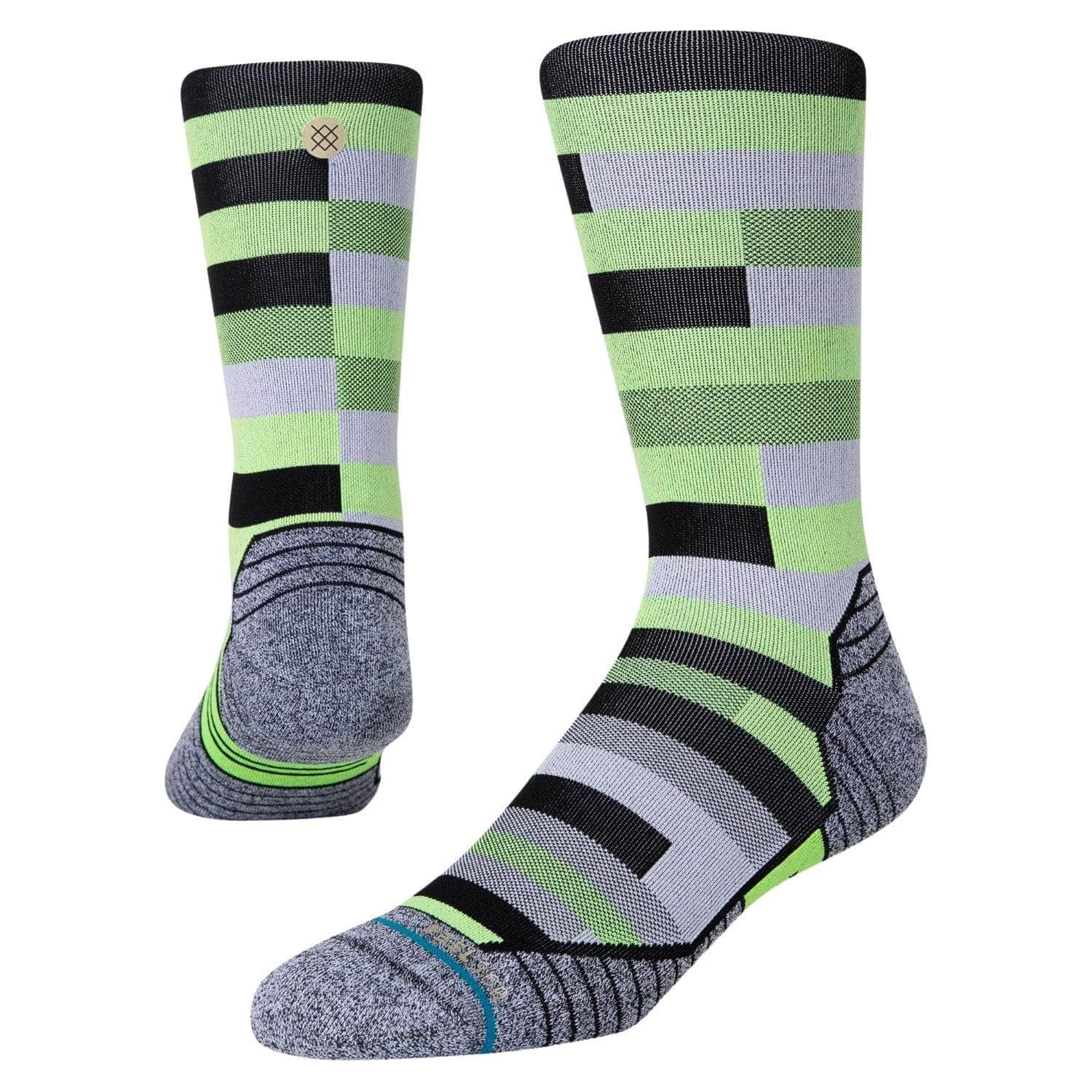 Stance Slats Crew Socks - Neon Green