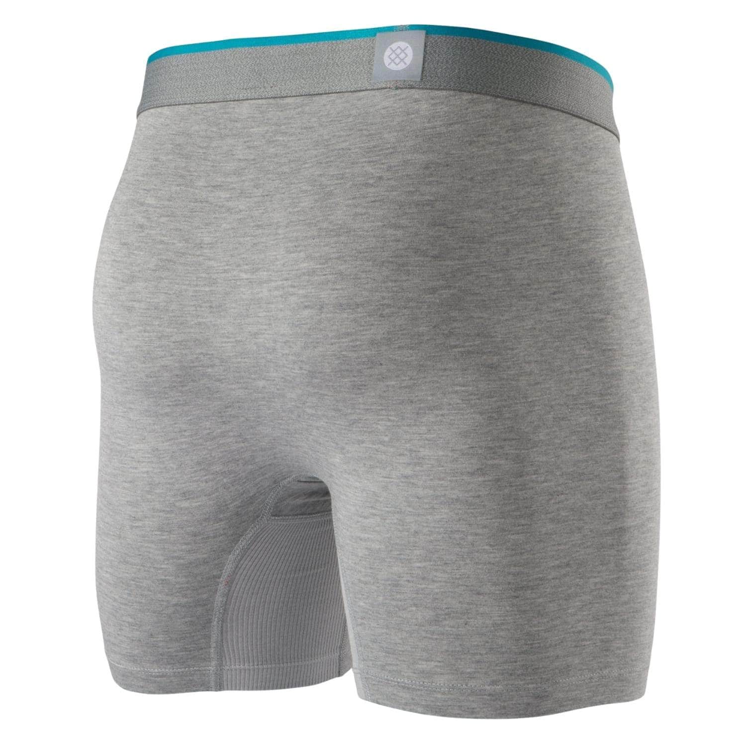 Stance Staple 17 6in Boxer Briefs - Heather Grey - Mens Boxer Briefs Underwear by Stance