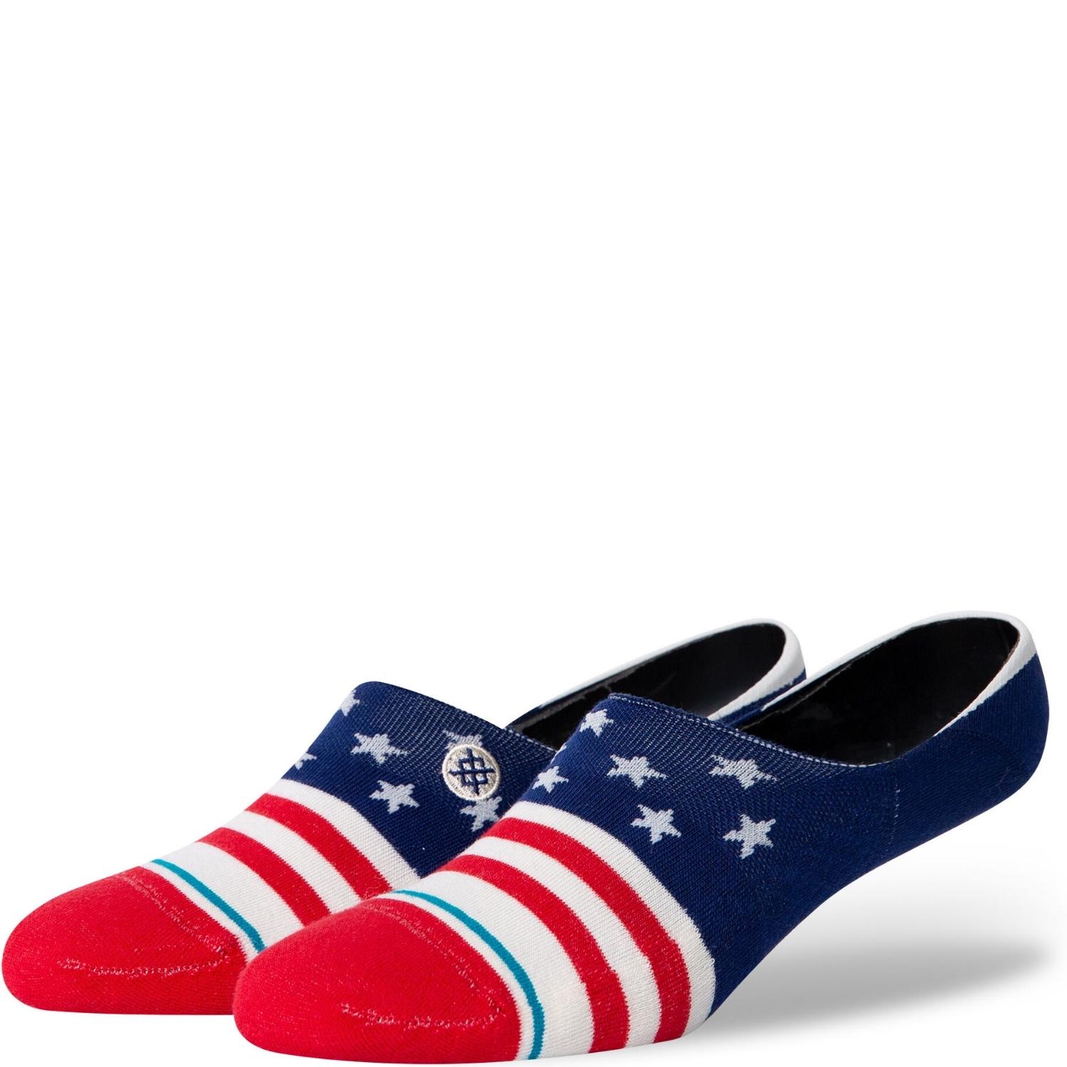 Stance The Fourth ST Crew Socks - Red - Unisex Invisible/No Show Socks by Stance