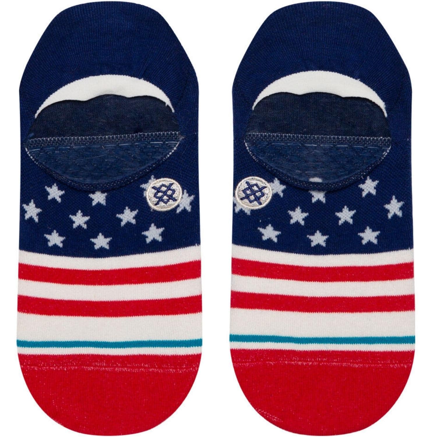 Stance The Fourth ST Crew Socks - Red - Unisex Invisible/No Show Socks by Stance