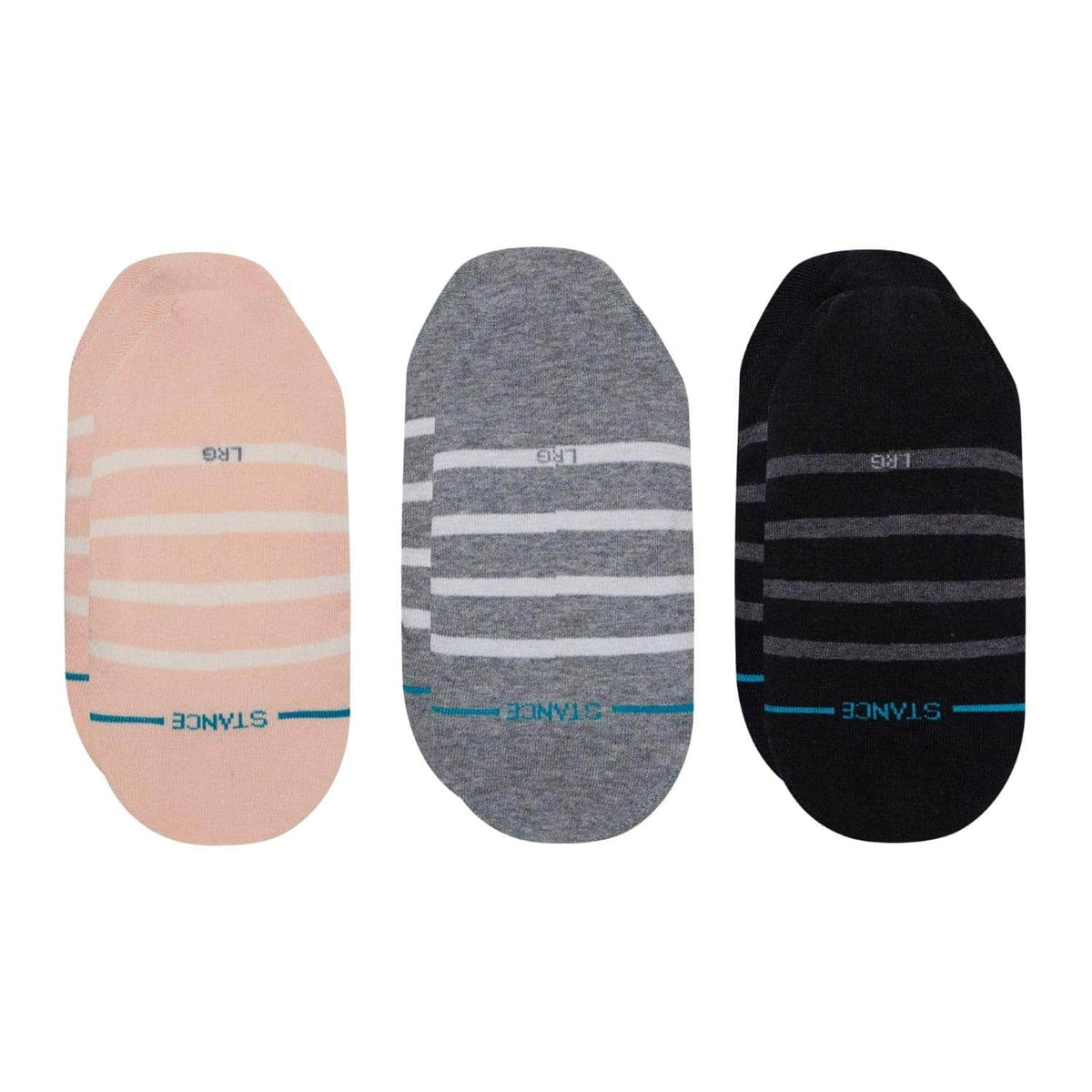 Stance Liner ST 3 Pack Socks Multi - Unisex Invisible/No Show Socks by Stance