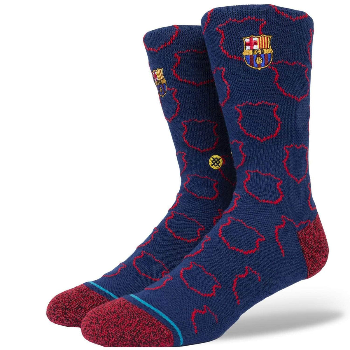 Stance X FC Barcelona FCB Crest Socks - Navy