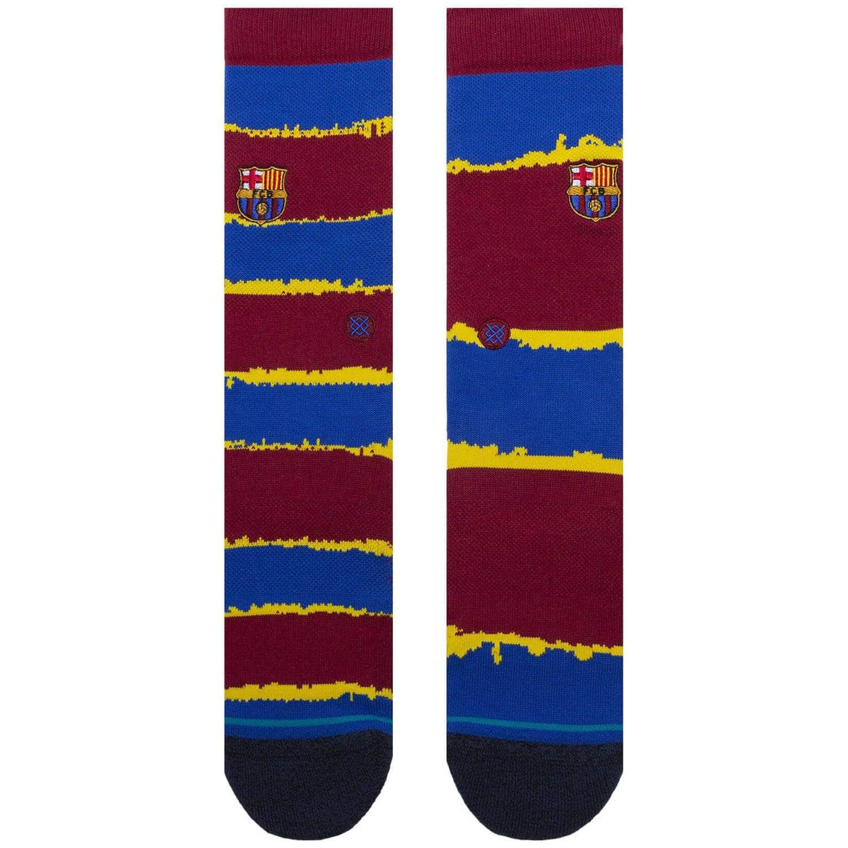 Stance X FC Barcelona FCB Stripe Socks - Maroon