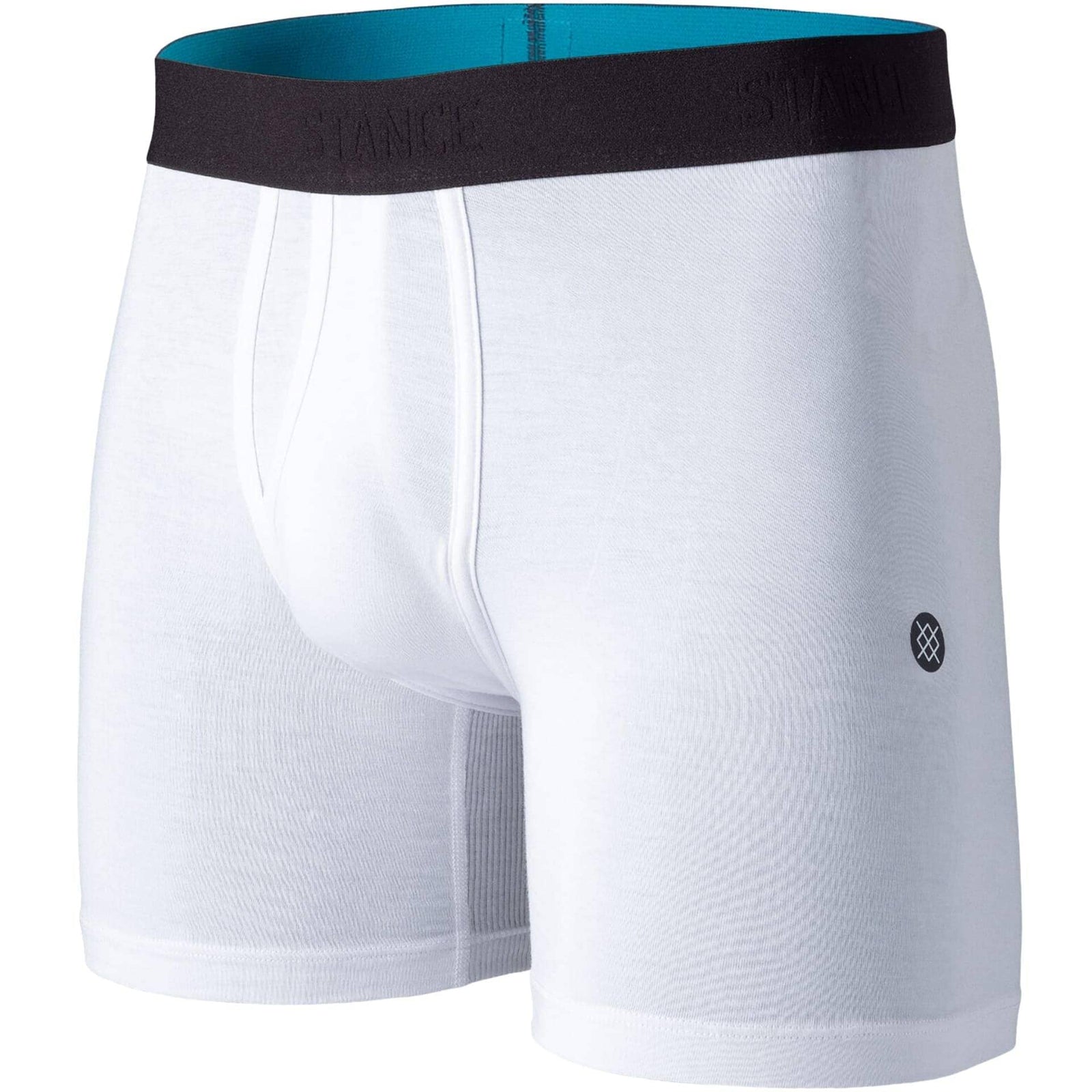 Stance Staple ST 6in Butter Blend Boxer Briefs White Mens Boxer Briefs Underwear by Stance