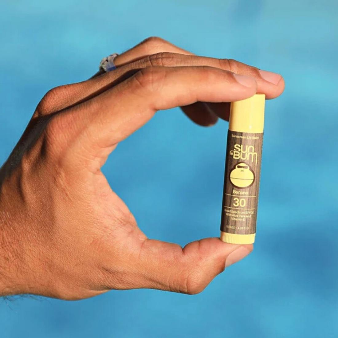 Sun Bum Original SPF 30 Lip Balm - Banana - Sunscreen by Sun Bum 4.25g