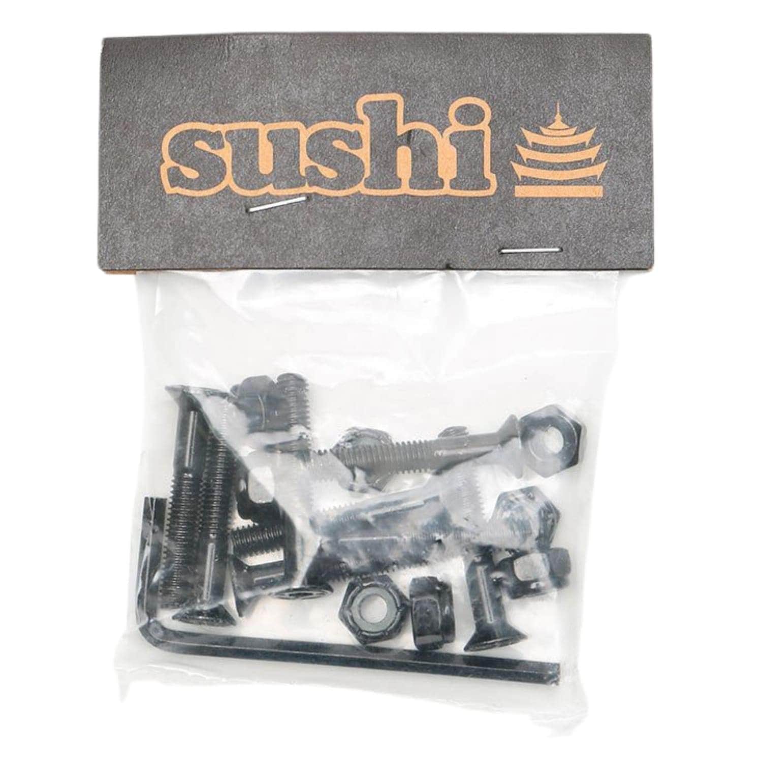 Sushi Allen Bolts - Black - 1 1/4 inch - Skateboard Truck Bolts by Sushi 1 1/4 inch