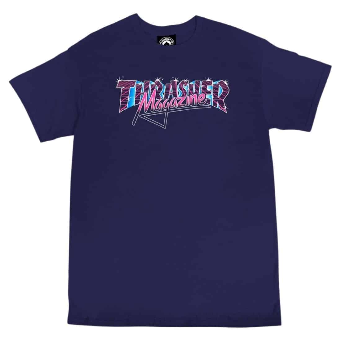 Thrasher Vice Logo T-Shirt - Navy Blue - Mens Graphic T-Shirt by Thrasher