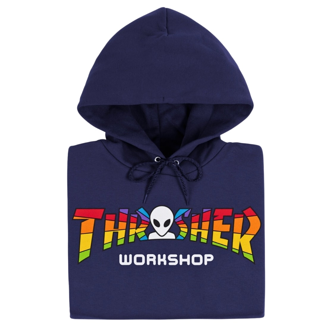 Thrasher X AWS Spectrum Hoodie - Navy Blue - Mens Pullover Hoodie by Thrasher