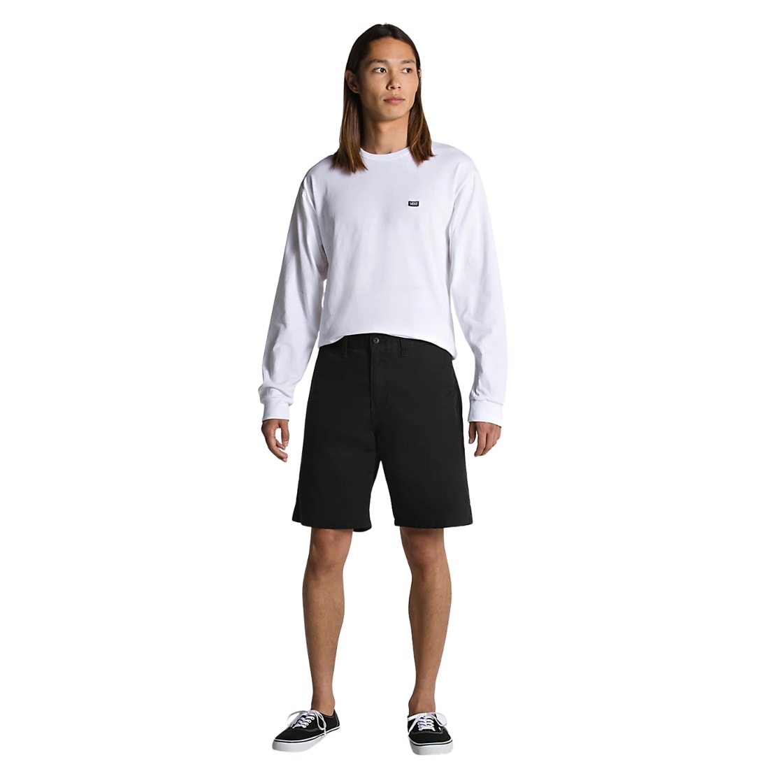 Vans Authentic Chino Relaxed Shorts - Black - Mens Chino Shorts by Vans