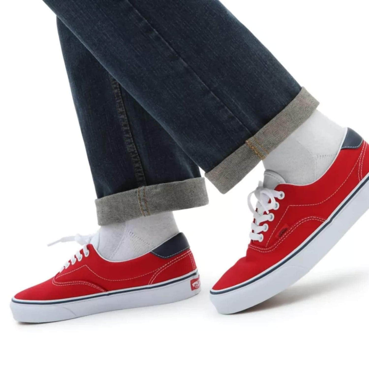 Vans C&amp;L Era 59 Shoes - Red/True White - Mens Skate Shoes by Vans