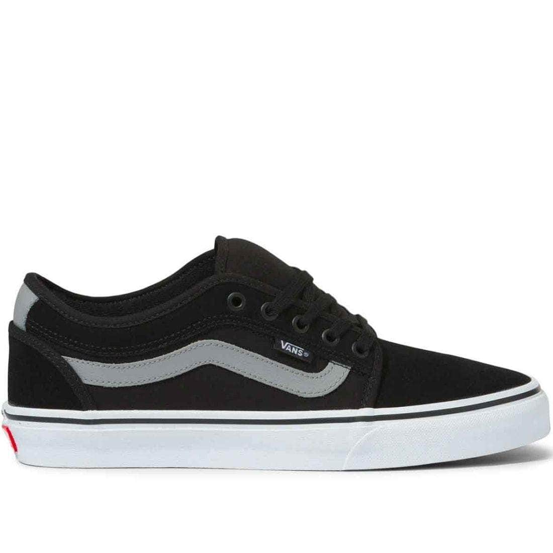 Vans Chukka Low Sidestripe Skate Shoes - Black/Gray/White - Mens Skate Shoes by Vans