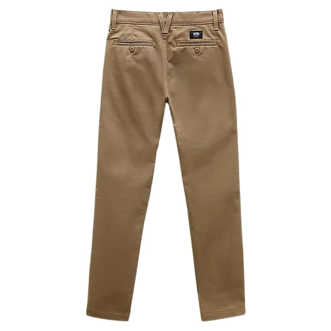 Vans Kids Authentic Chino Trousers - Dirt Brown - Boys Chino Pants/Trousers by Vans