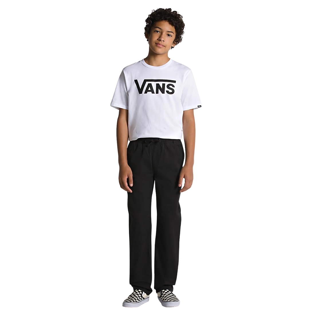 Vans Kids Range Elastic Waist Trousers - Black - Boys Chino Pants/Trousers by Vans