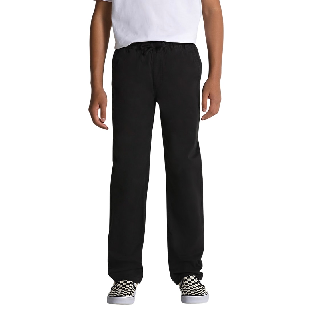 Vans Kids Range Elastic Waist Trousers - Black - Boys Chino Pants/Trousers by Vans