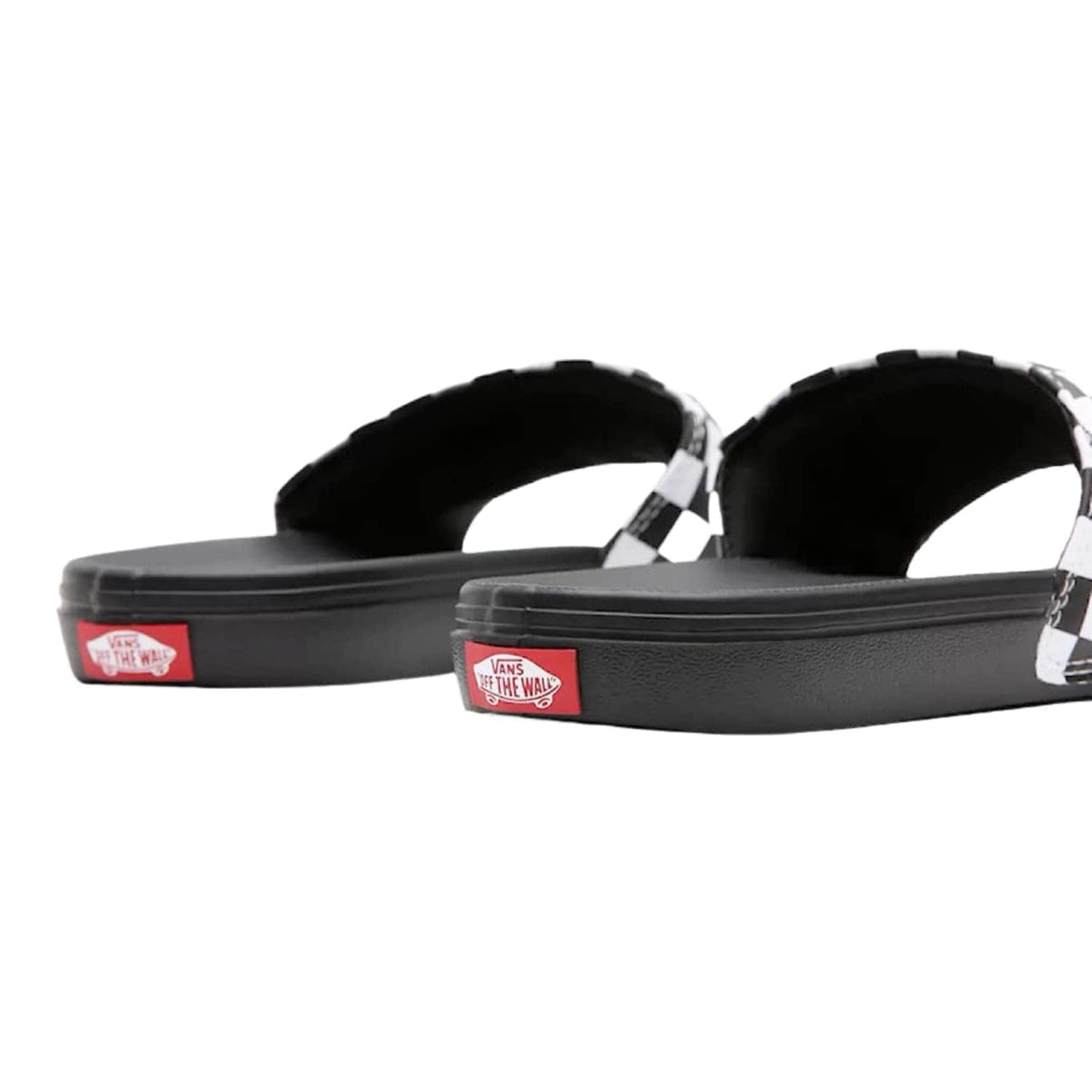 Vans La Costa Slide-On Sandals - (Checkerboard) True White/Black - Mens Flip Flops by Vans