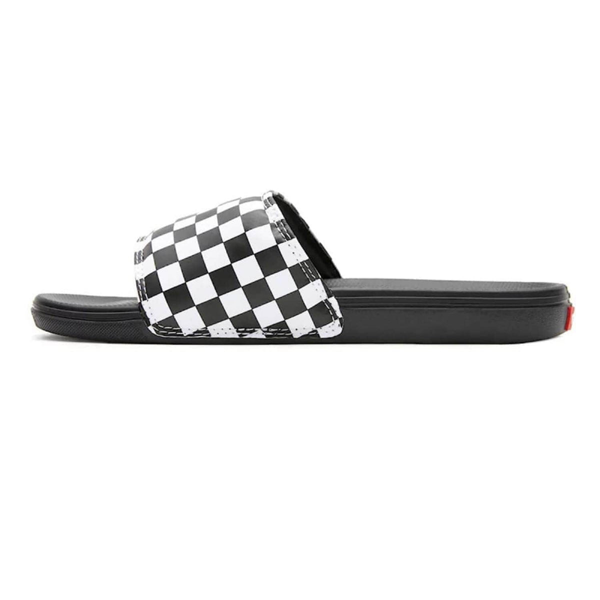Vans La Costa Slide-On Sandals - (Checkerboard) True White/Black - Mens Flip Flops by Vans
