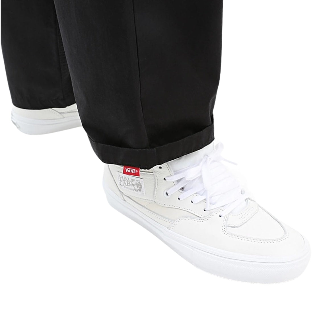 Vans Range Baggy Tapered Elastic Waist Trousers - Black - Mens Chino Pants/Trousers by Vans