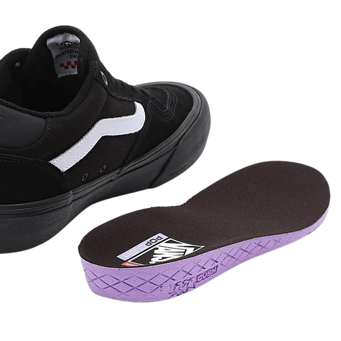 Vans Rowan Skate Shoes - Black/Black/White