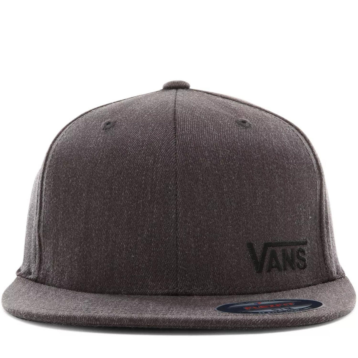 Vans Splitz Flexfit Baseball Cap - Charcoal Heather - Baseball Cap by Vans