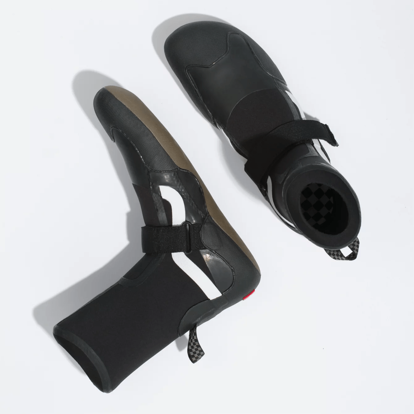 Vans 3mm Surf Boot 2 Hi V Wetsuit Boots - Black/Black - Round Toe Wetsuit Boots by Vans