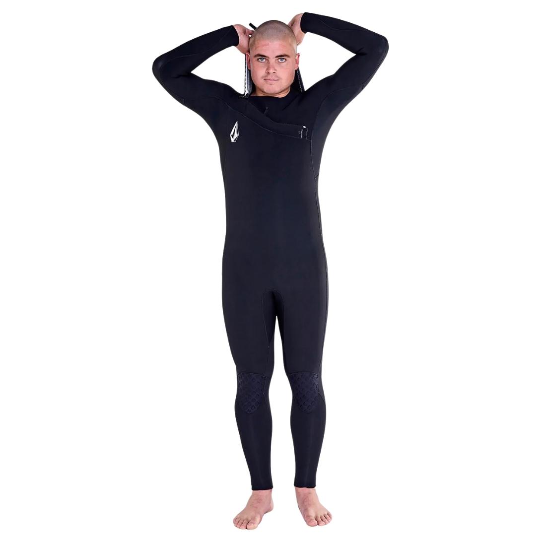 Volcom 5/4/3mm Hooded Modulator Chest Zip Wetsuit - Black - Mens Full Length Wetsuit by Volcom