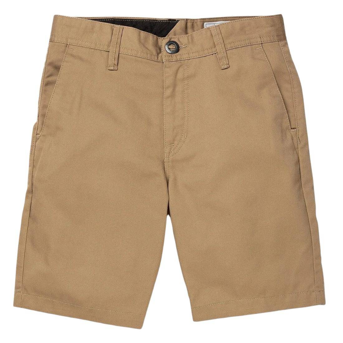 Volcom Boys Frickin Chino Kids Shorts - Khaki