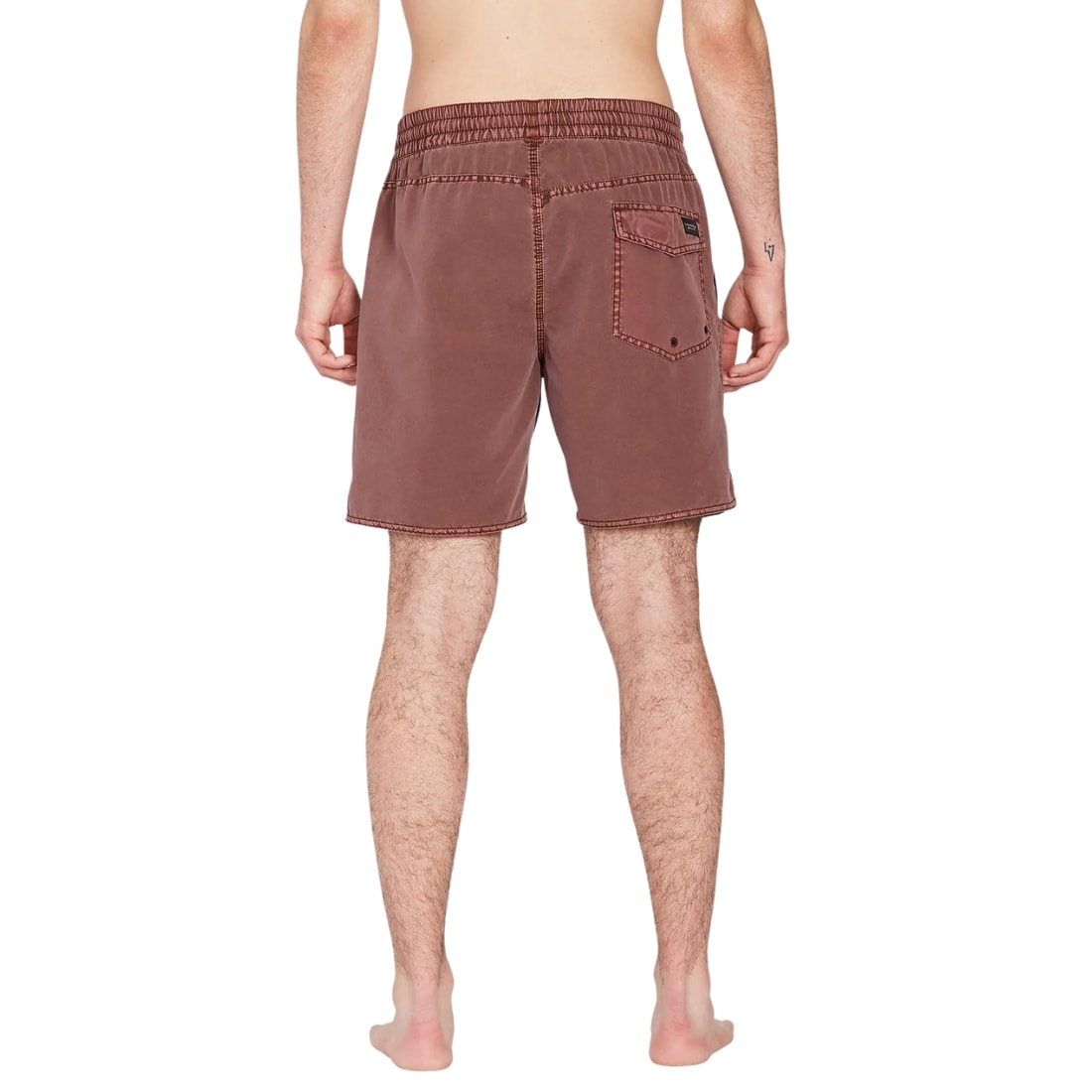 Volcom Center Trunk 17&quot; Shorts - Bordeaux Brown - Mens Walk Shorts by Volcom