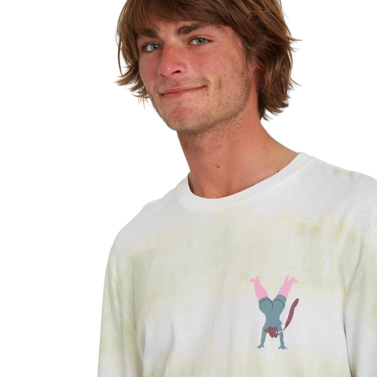 Volcom Egle Zvirblyte FA Longsleeve T-Shirt - White - Mens Skate Brand T-Shirt by Volcom