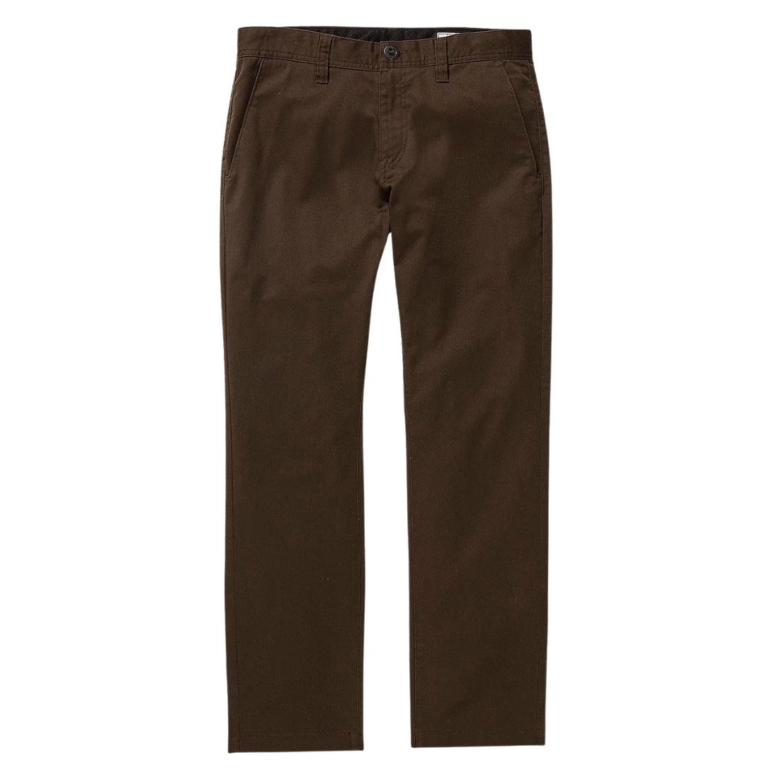Volcom Frickin Modern Stretch Chino Pants/Trousers - Dark Brown - Mens Chino Pants/Trousers by Volcom