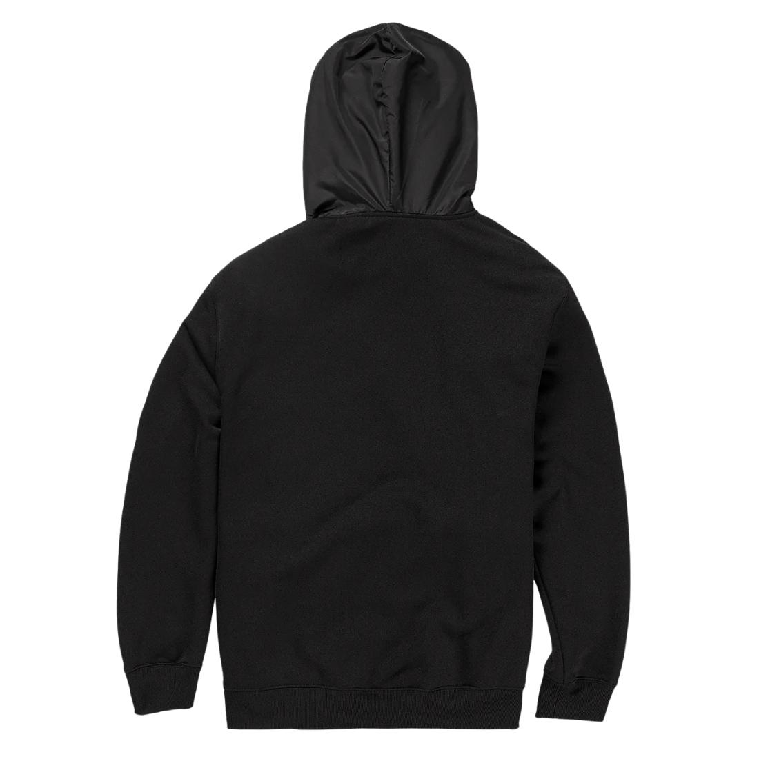 Black volcom hoodie sale