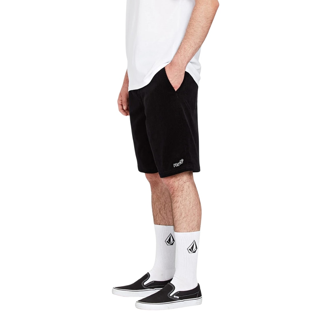 Volcom Outer Spaced 21&quot; Shorts - Black Combo - Mens Walk Shorts by Volcom