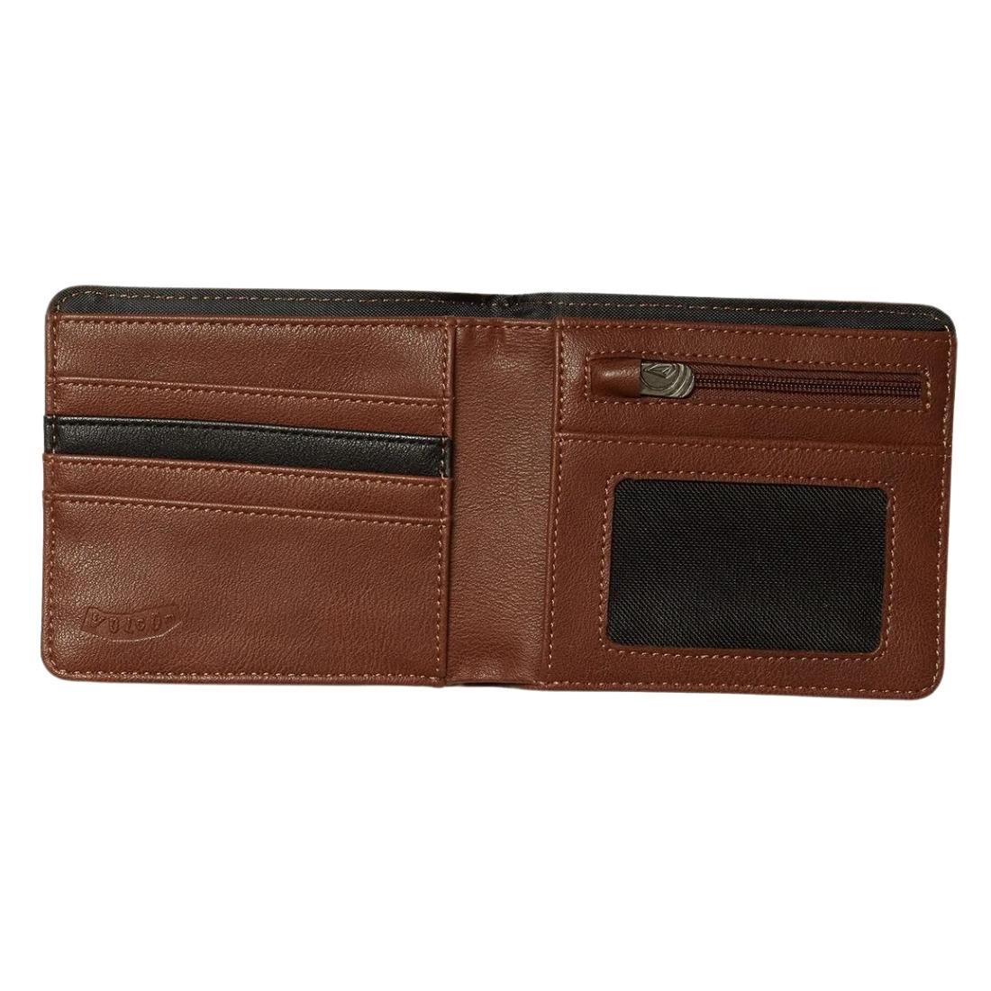 Volcom Slim Stone PU Wallet Large - Brown - Mens Wallet by Volcom