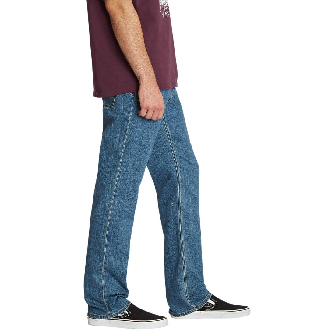 Volcom Solver Denim - Aged Indigo - Mens Regular/Straight Denim Jeans by Volcom