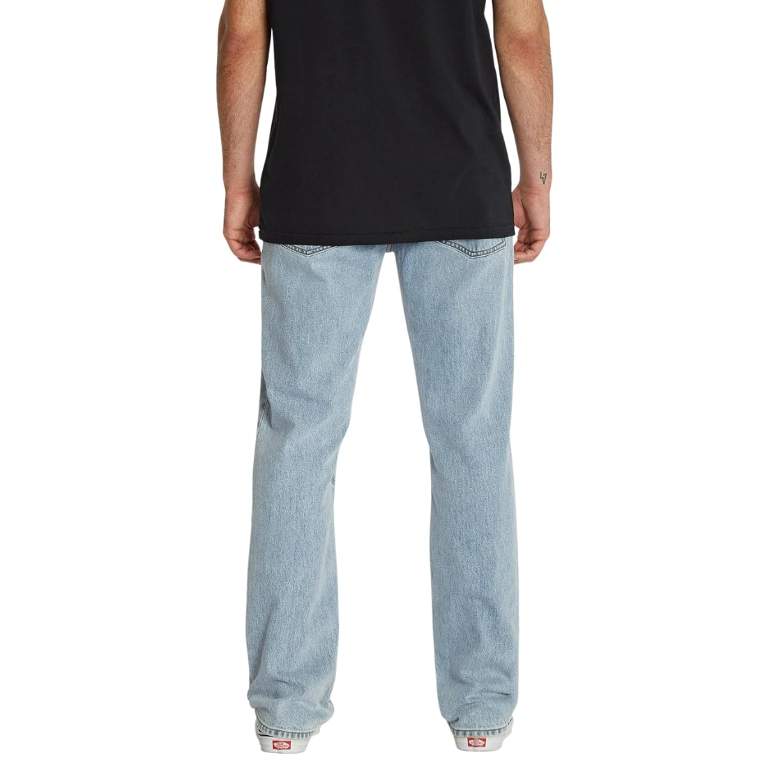 Volcom Solver Denim - Heavy Worn Faded - Mens Regular/Straight Denim Jeans by Volcom