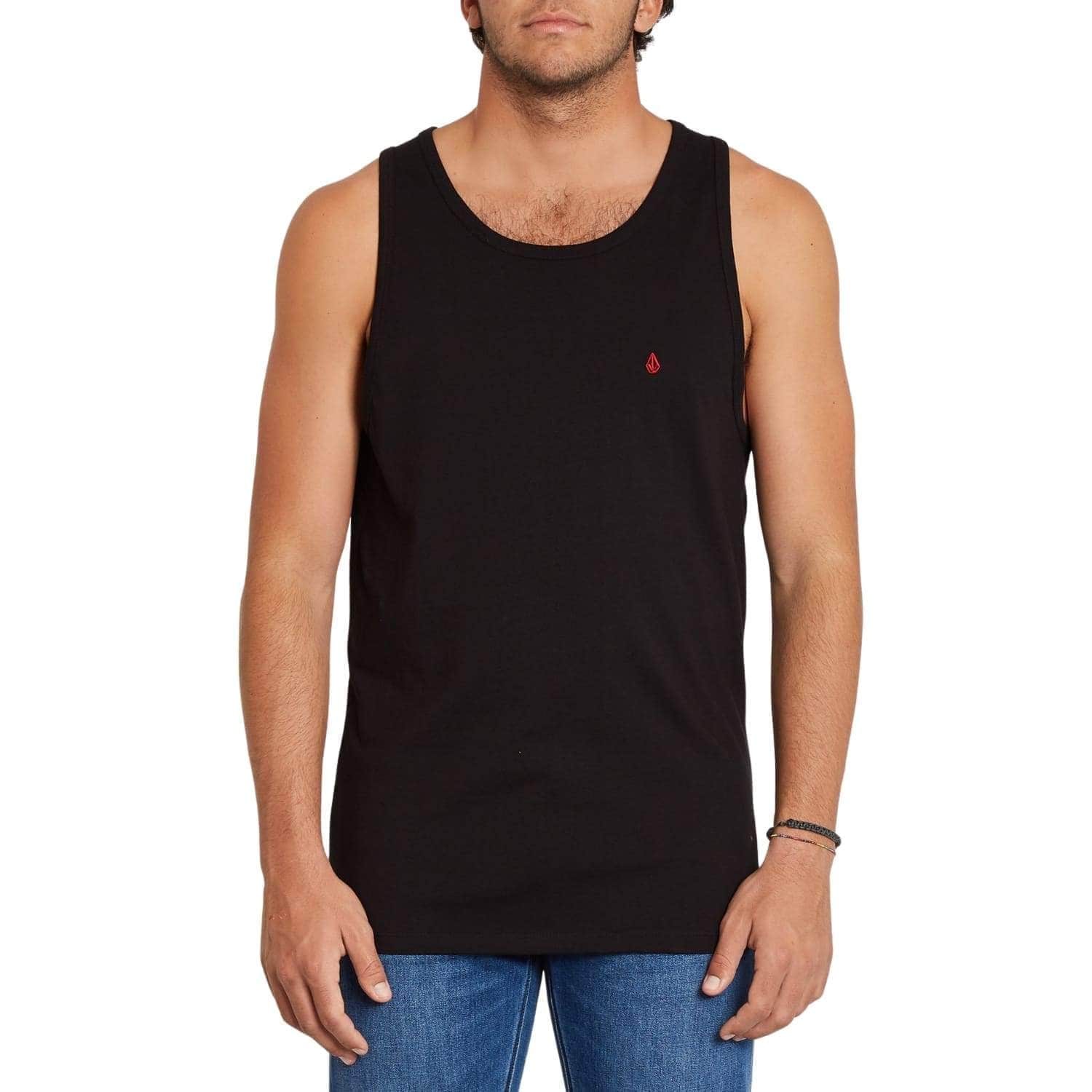 Volcom Stone Blanks Tank Top Vest - Black - Mens Surf Brand Vest/Tank Top by Volcom