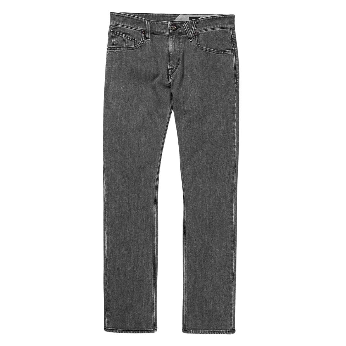 Volcom Vorta Denim Jeans - Easy Enzyme Grey - Mens Slim/Skinny Denim Jeans by Volcom