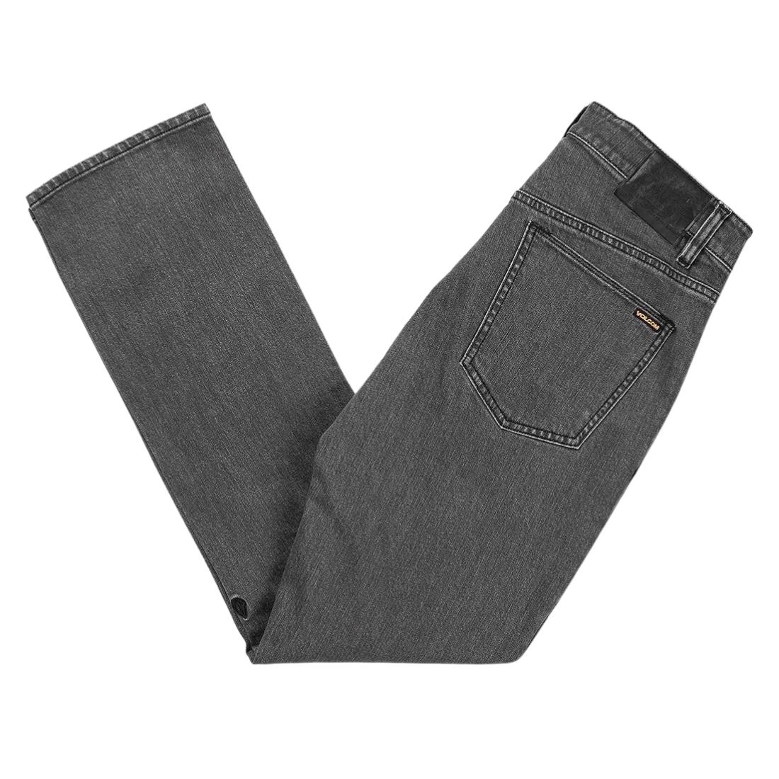 Volcom Vorta Denim Jeans - Easy Enzyme Grey - Mens Slim/Skinny Denim Jeans by Volcom